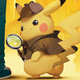 Illustration for article titled It’s hard not to fall for the coffee-drinking, jazz-loving iDetective Pikachu/i